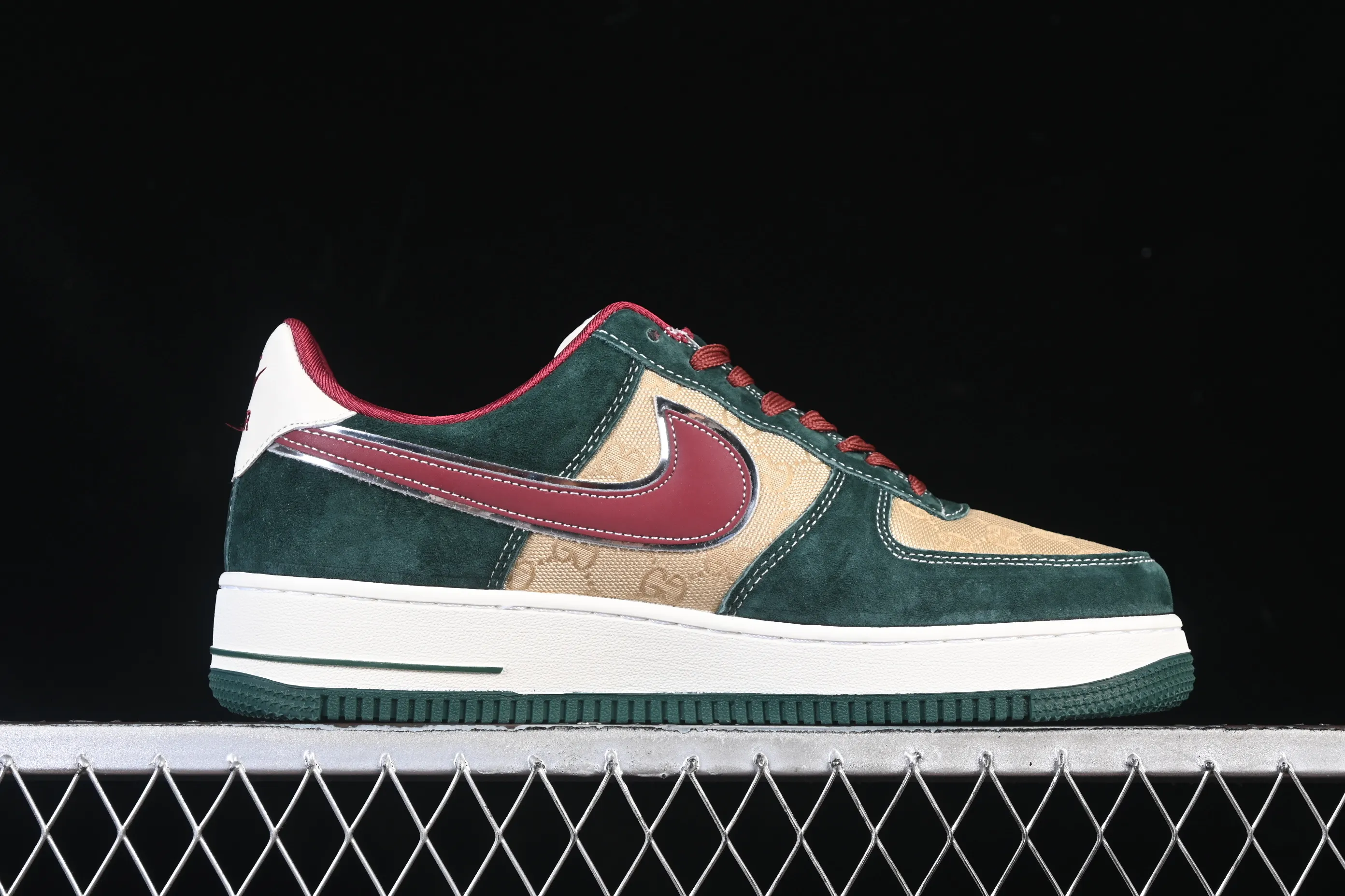 All categories Nk Air Force 1 Air Force series Nk Air Force 1 Low Air Force low top Nike Air Force 1'07 Low Gucci joint Khaki cinnabar hook Air Force 1 low top casual sneakers SY1388-007